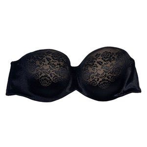 Soma Stunning Support Multiway Bra NO Straps 40DD Black Underwire
